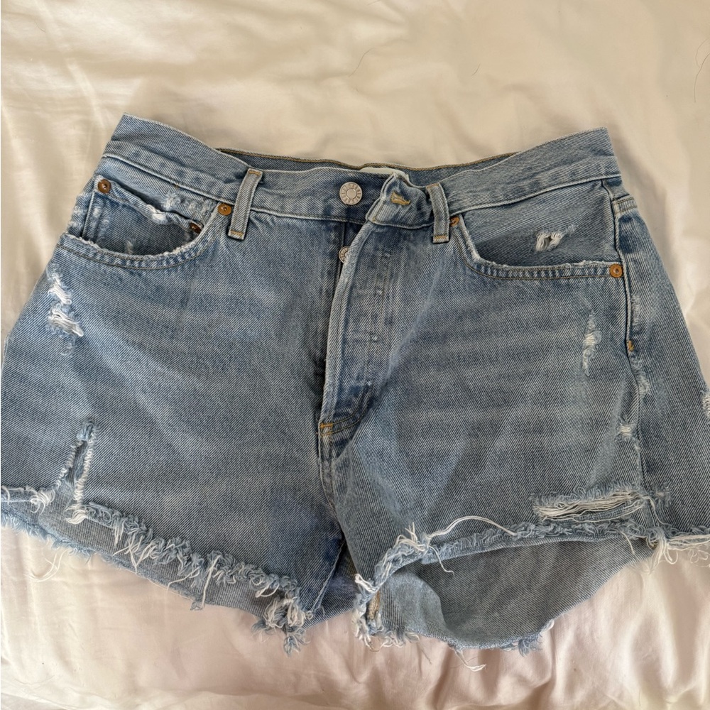 AGOLDE denim shorts